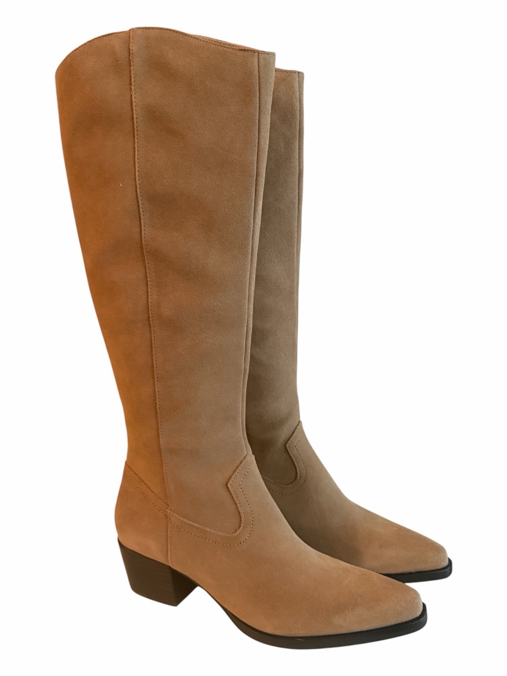 Dolce Vita Virona H2O Waterproof Suede Women’s Knee High Boots 7.5 Dark Taupe